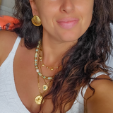 Ariel Shell Earrings in Gold
