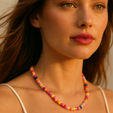 Havana ~ Multi Beaded Opal Necklace