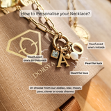 Enchanting Moments ~ Personalised Gold Necklace