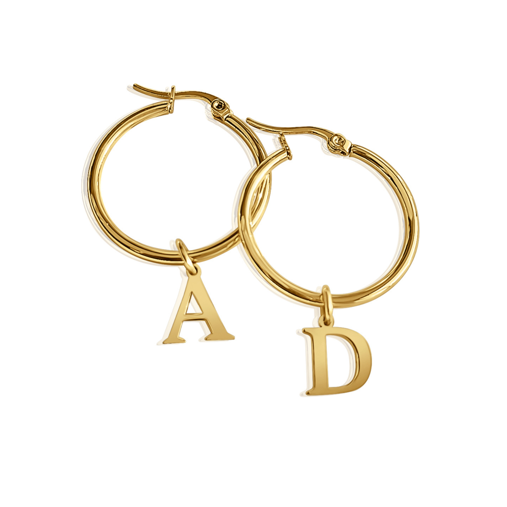 "Charm Your Hoops" Personalised Hoop Earrings