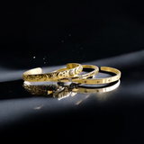 Gold Wrist Bangle Set