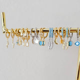 Electric Gold Hoops