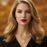 Libra ~ Zodiac Coin Necklace
