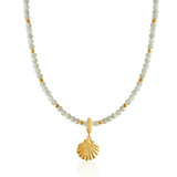 Gold Shell Charm