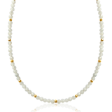 Solara Moonstone ~ June Birthstone Beaded Necklace