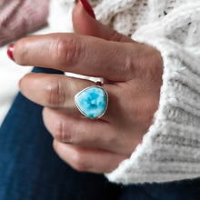 Load image into Gallery viewer, One of a Kind Larimar Ring #3