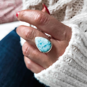 One of a Kind Larimar Ring #4