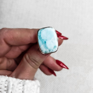 One of a Kind Larimar Ring #2