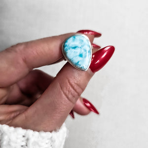 One of a Kind Larimar Ring #4