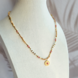 Rhodes ~ Jasper and Rhodochrosite Beaded Necklace