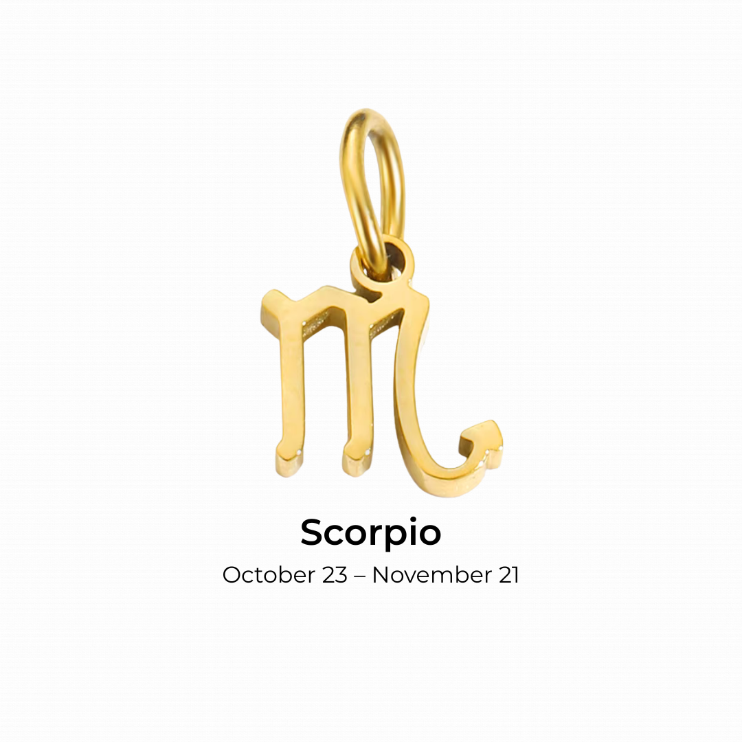 Zodiac Gold Charms