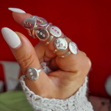 December Birthstone Signet Ring with Turquoise