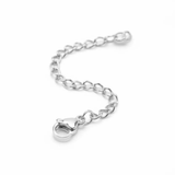 Silver Extension Chains for Necklaces