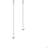 Silver Extension Chains for Necklaces