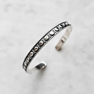 silver bangle, silver cuff, silver bracelets, statement bracelet, silver statement jewellery by dorsya