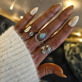 Faith Silver Ring with Moonstone