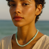 Barbados ~ Multi Beaded Opal Necklace