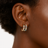 Tokyo Rainbow Hoop Earrings