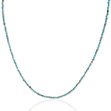 Azura Beaded Necklace with Turquoise