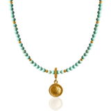 Coin Gold Shell Charm