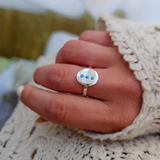 December Birthstone Signet Ring with Turquoise