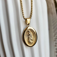 Load image into Gallery viewer, Virgin Mary Gold Necklace