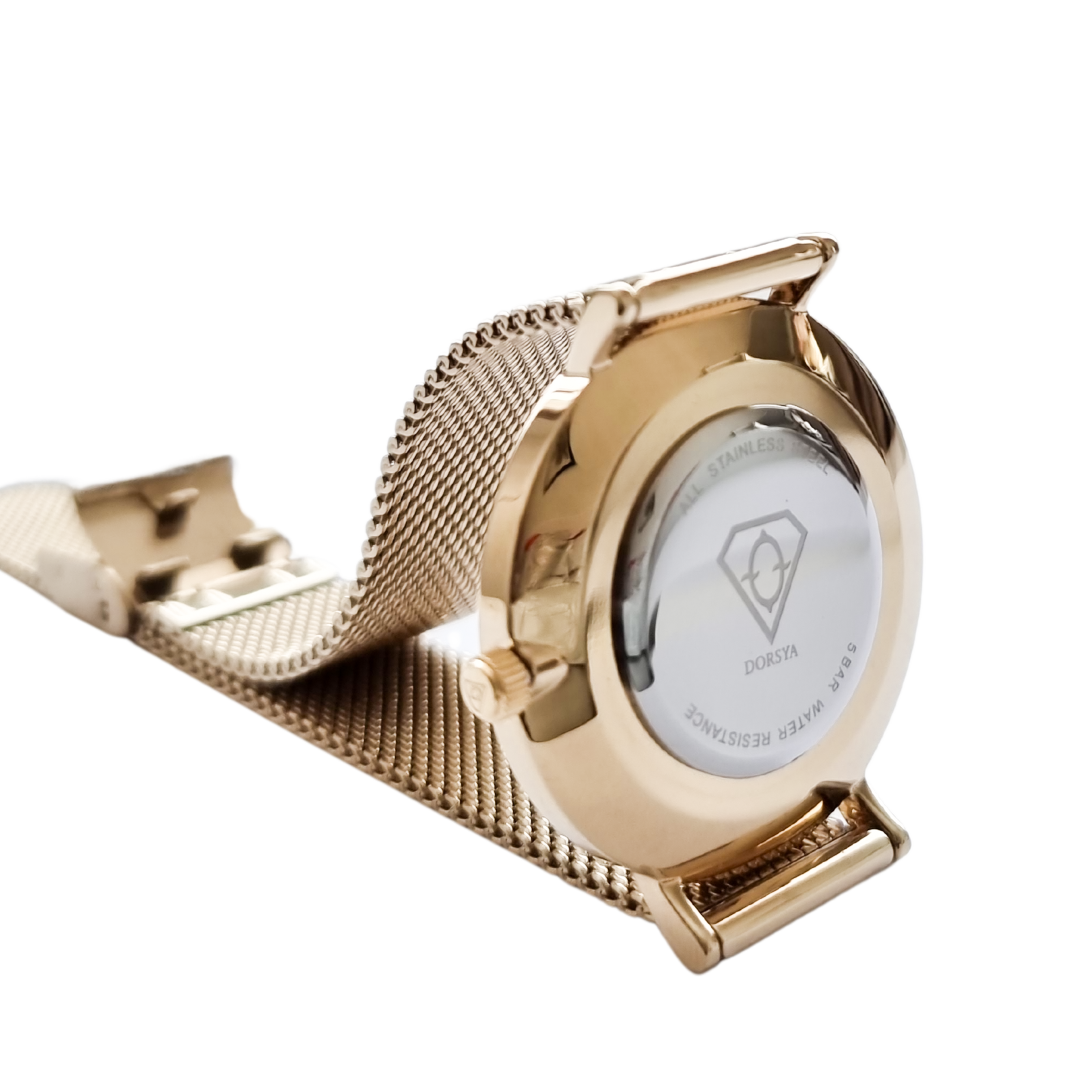 Alectrona Gold world map watch, minimalistic watch, woman watch, Dorsya watch