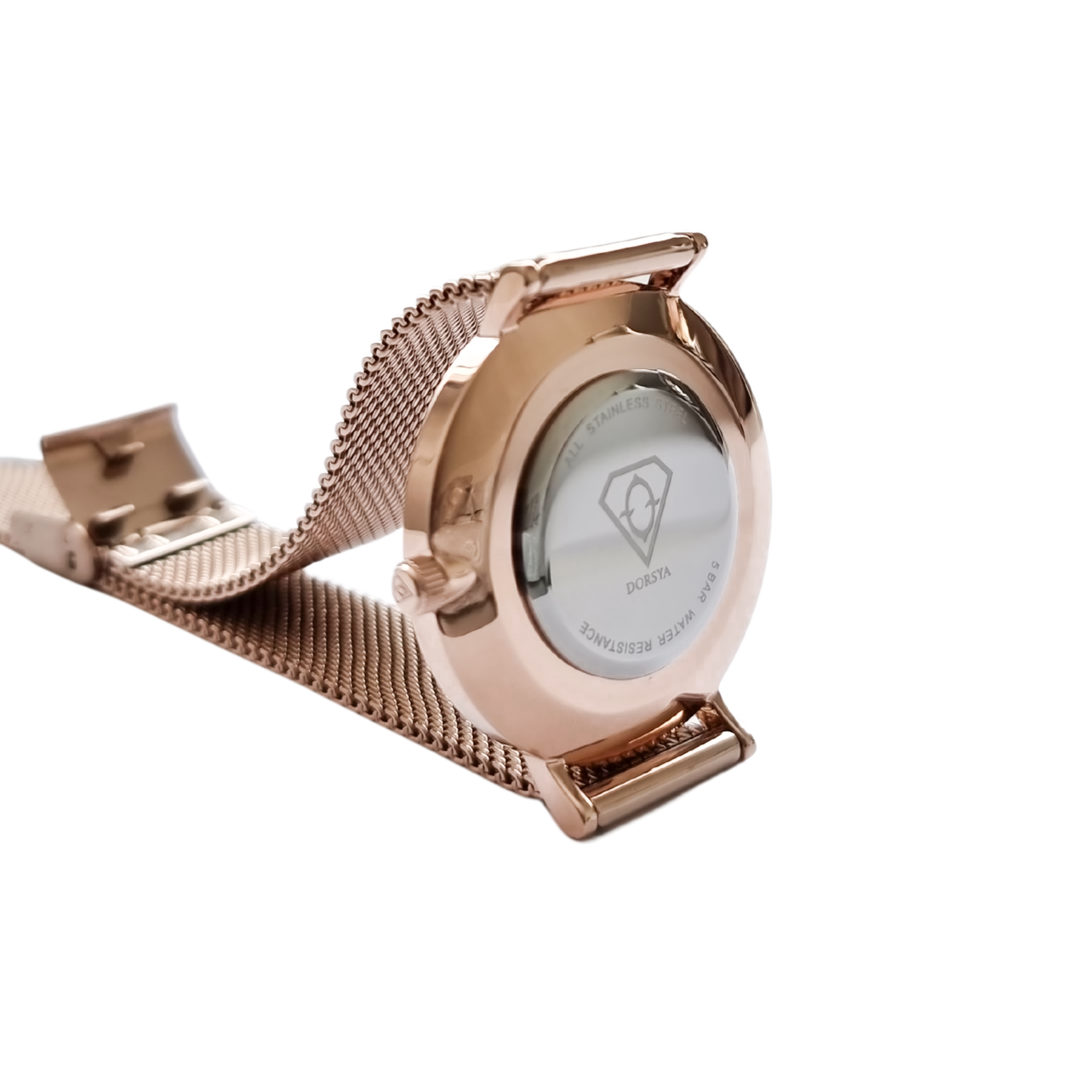 Asteria Rose Gold world map watch, minimalistic watch, woman watch, Dorsya watch