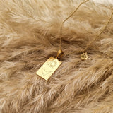 Capricorn zodiac necklace - dorsya
