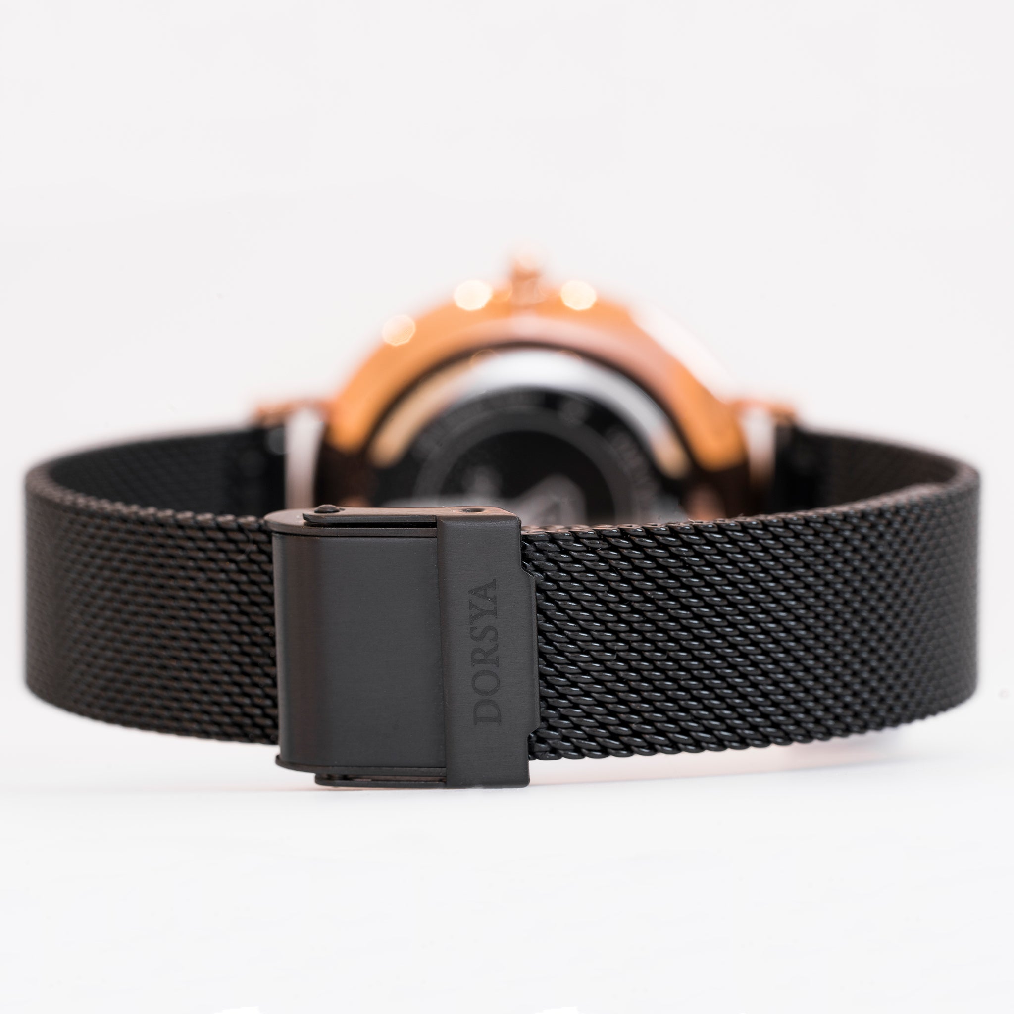 Fortuna | black mesh strap |  Dorsya