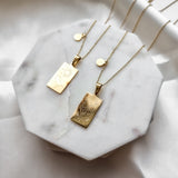 Gemini- zodiac tarot constellation necklace, gold necklace, jewellery, gold jewellery, gift - Dorsya