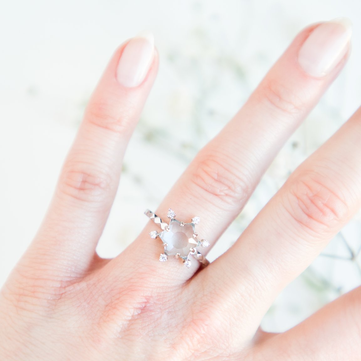 Hydra ~ Topaz Ring in Silver, gemstone ring, silver ring, silver jewellery, accessories, gift, women jewellery - Dorsya