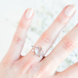 Hydra ~ Topaz Ring in Silver, gemstone ring, silver ring, silver jewellery, accessories, gift, women jewellery - Dorsya