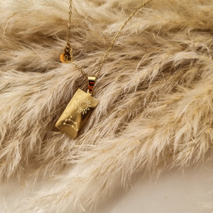 Leo- zodiac tarot constellation necklace, gold necklace, jewellery, gold jewellery, gift - Dorsya