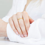 Love ring, gold ring, gold jewellery, women jewellery, accessories - dorsya