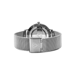 Selene silver world map watch, minimalistic watch, woman watch, Dorsya watch