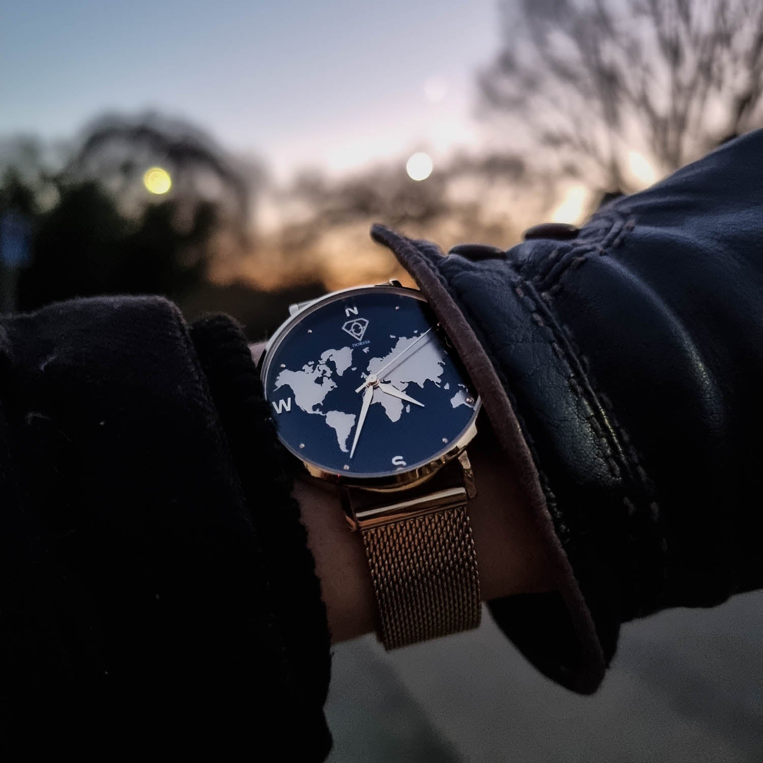 gold watch, ladies watch, woman watch, world map watch, minimalist watch, designer watch - dorsya