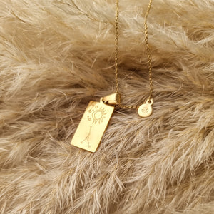 Cancer- zodiac tarot constellation necklace, gold necklace, jewellery, gold jewellery, gift - Dorsya
