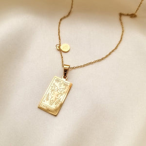 Capricorn zodiac necklace - dorsya