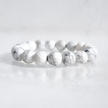 Load image into Gallery viewer, SAMPLE SALE - White Howlite Gemstone Bracelet #11