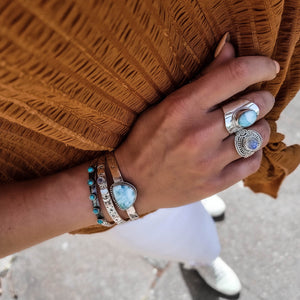 moonstone ring, silver ring, statement ring, silver boho ring - dorsya