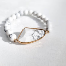 Load image into Gallery viewer, SAMPLE SALE - White Howlite Gemstone Bracelet #13